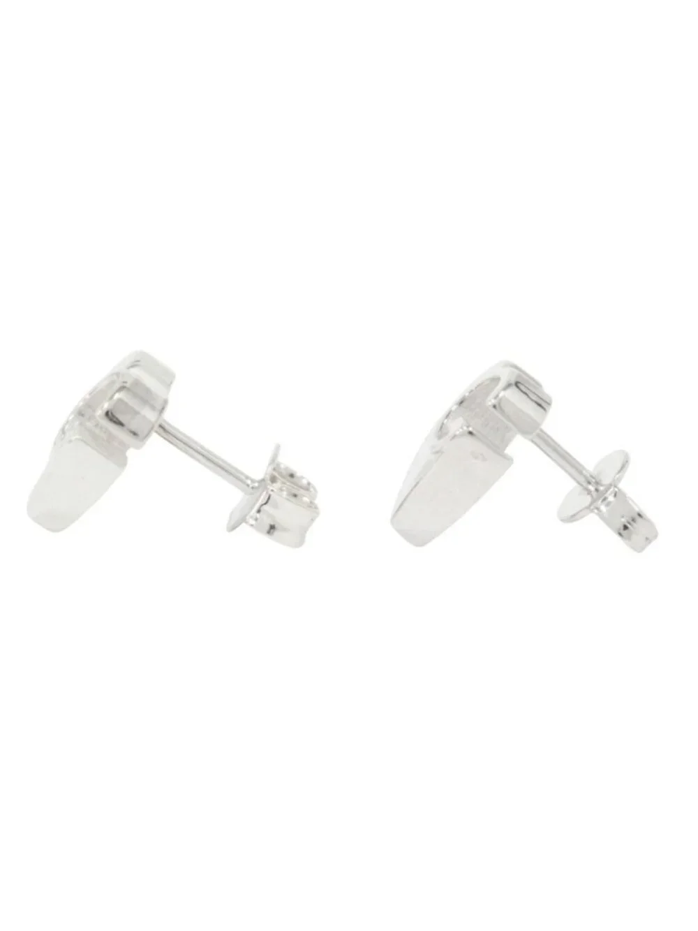 Gucci Polished Interlocking Earrings Silver